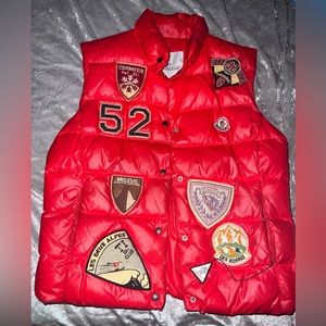 Red Moncler Vest size 3